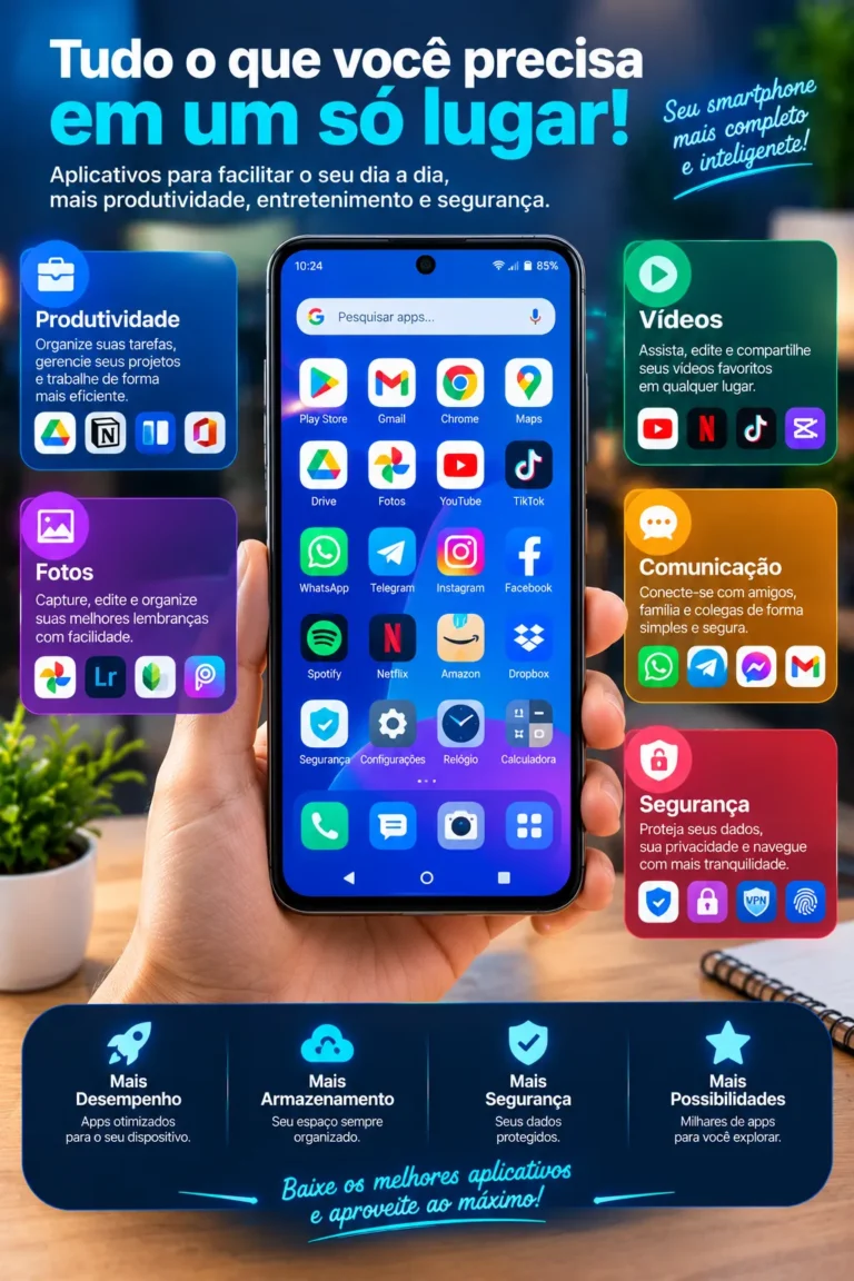 Aplicativos úteis e aplicativos Android para usuários de smartphones
