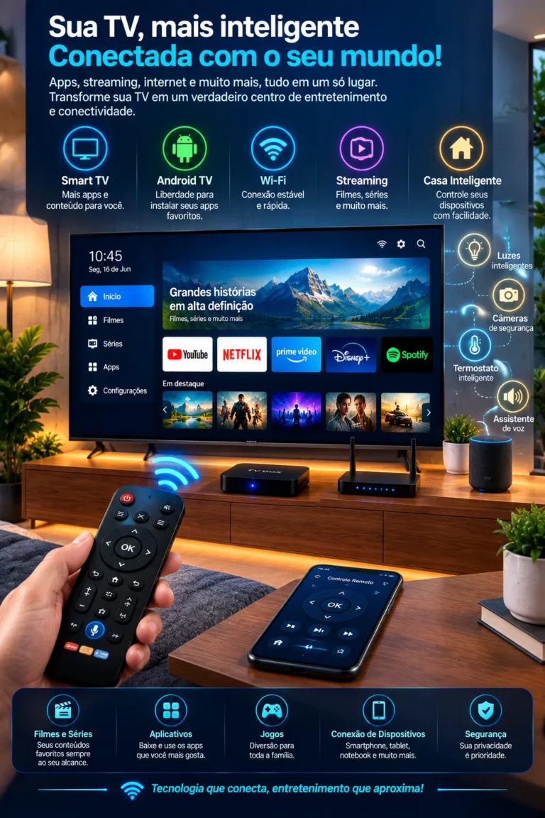 Tech On Dicas Android TV aplicativos configuração e conectividade