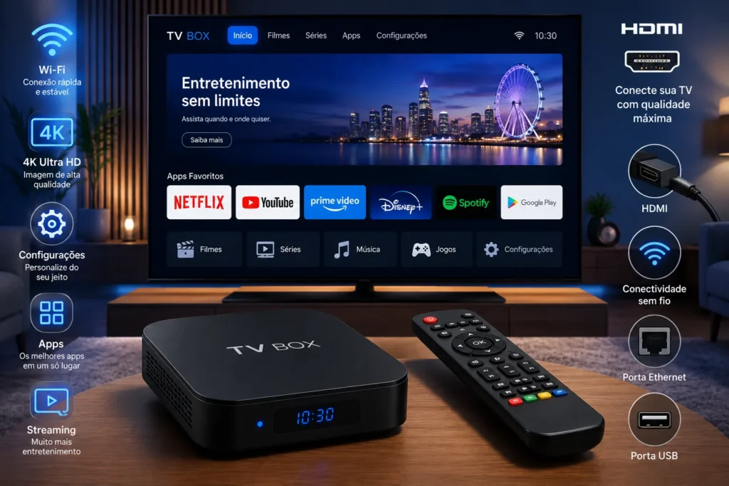 Tech On Dicas TV Box guia de configuração e uso