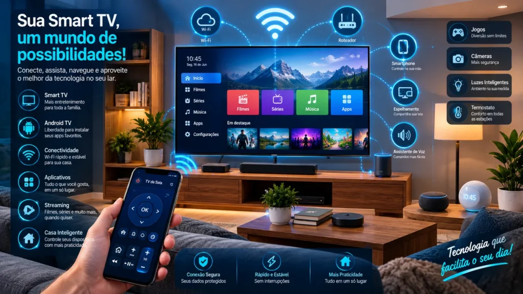 Tech On Dicas TV guia sobre Smart TV e Tech On Dicas Android TV