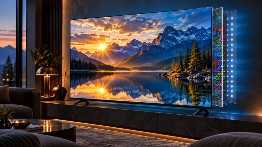 TCL TV 4K com tecnologias QLED, Mini LED e HDR